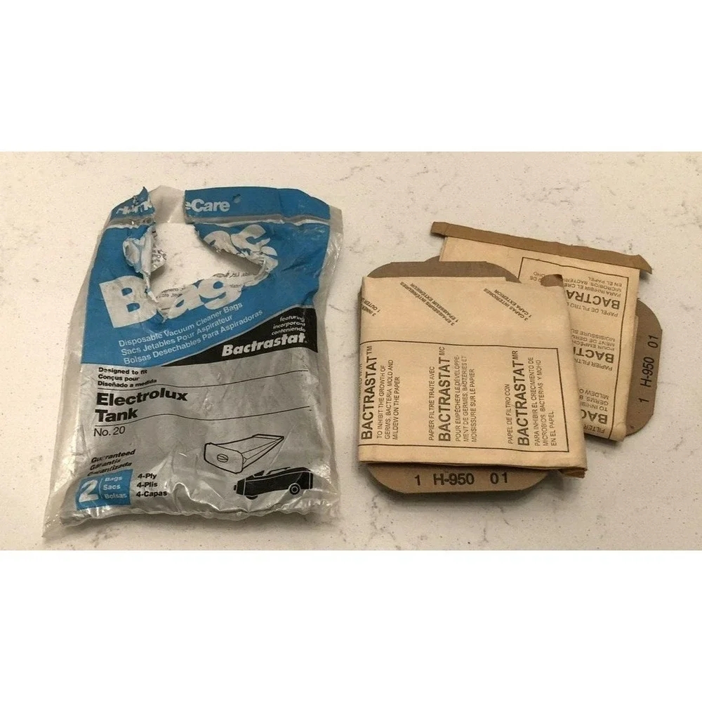 Vintage 2‎ Vacuum Bags Electrolux Tank No 20 Home Care Fast Shipping